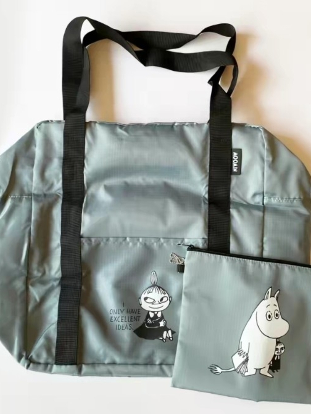 Moomin Little My Tote Bag Compact Foldable New Without Tag Moomin Large Bag